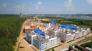 ЖК Экопарк Сосновый с высоты. Лето 2022 года