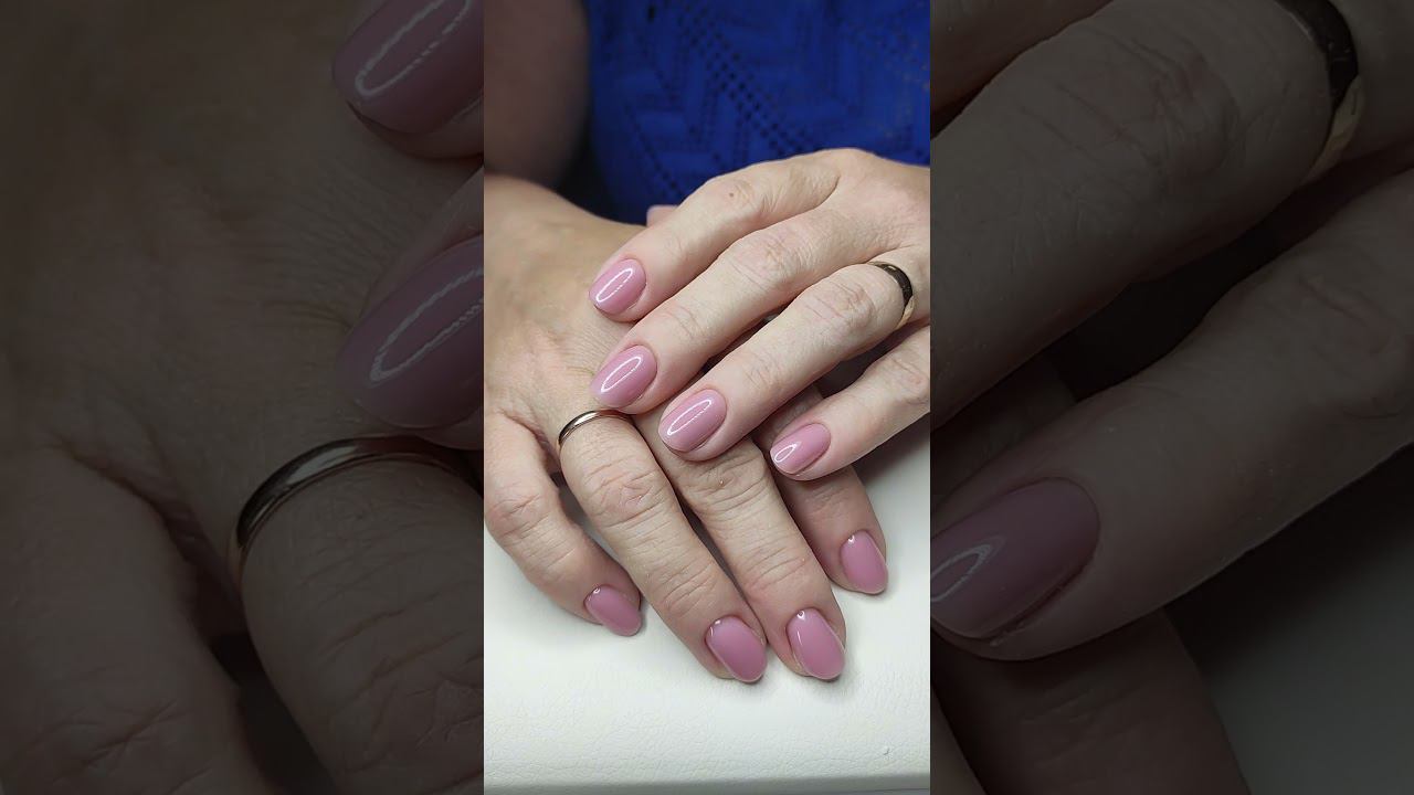 Нюд с укреплением #укреплениеногтей #нюдовыйманикюр #нюд #nails #2024 #ногти