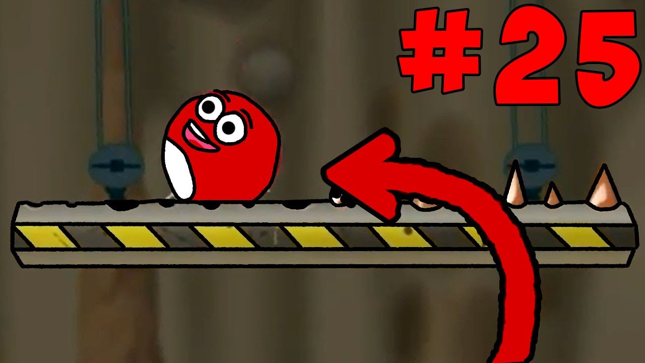 Красный шарик собирает монеты!  Мультик про Red Roller Ball 4 Игры на андроид