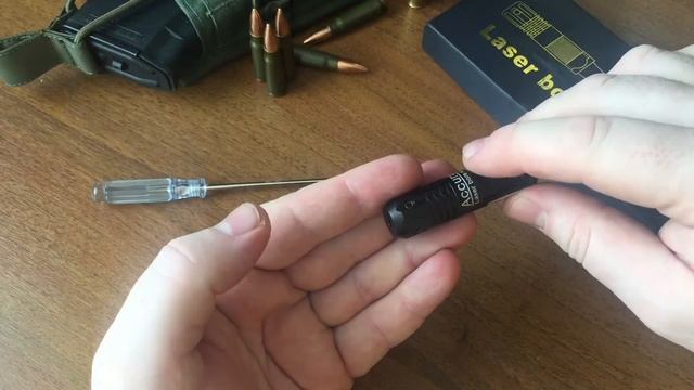 Холодная пристрелка коллиматора Holosun HS403 при помощи Laser bore sighter смотреть онлайн