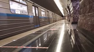 Метро Москвы | Московский метрополитен | Подборка прибытие и отправление поезда метро