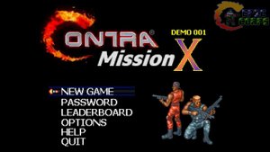 CONTRA MISSION X DEMO 1 (PC,FAMGAME) LONGPLAY