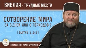 Сотворение мира было за шесть дней или периодов ? (Бытие 2-1-2). Протоиерей Олег Стеняев