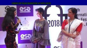 CREW OF FILM THE MONITOR AT IFFI 2018