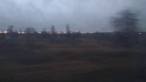 Ранним утром из окна поезда | Сумы - Киев 2021г.
