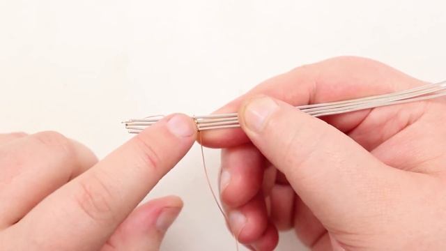 Alternating fan wire weave ⎮ Wire weaving series смотреть онлайн