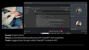 Hackathon Project Presentation - Automating Meeting Minutes with ChatGPT and LangChain