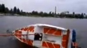 Яхта "Виктория" класс "Ассоль" кренование