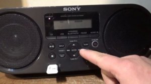 Radiograbadora Sony CD/MP3/USB/BLUETOOTH/AUDIO-IN ZS-RS60BT