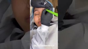 Разметка бровей нитью / Как нарисовать ровно брови