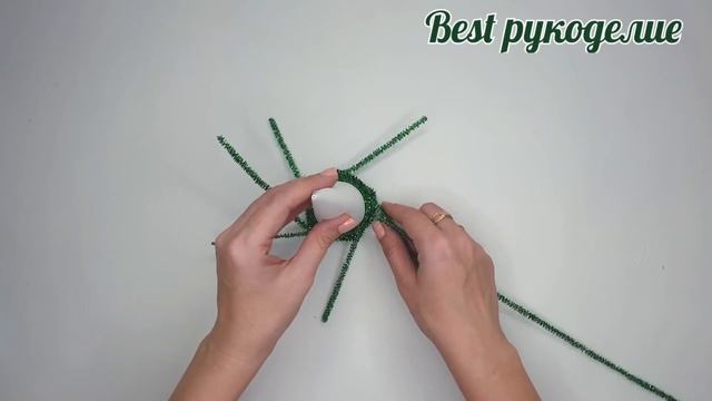 Ёлка своими руками? Из синельной проволоки Новогодний декор