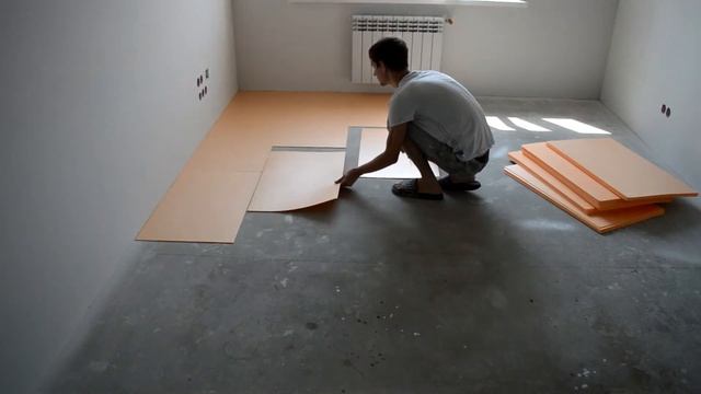 Чистовые полы. Керамогранит и ламинат. смотреть онлайн