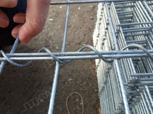Изготовление крючков и спиралей для габионов