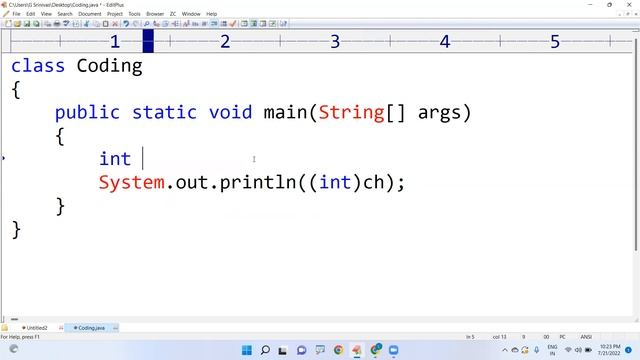 Convert Character to Integer and Integer to Character  Ameerpet Technologies  By srinivas