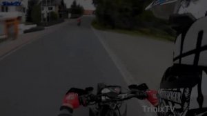 Погоня полиции ДПС за мотоциклами / Байкер валит от ментов