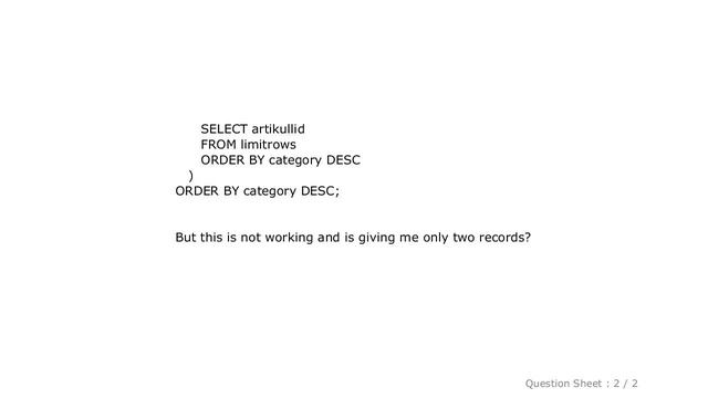 MySQL : MySql Query: Select top 3 rows from table for each category