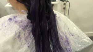 Hair transformation Royal Purple | Matrix SoColor Cult