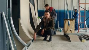 Необычная циклорама - Финишная прямая. Автомобильная фотостудия