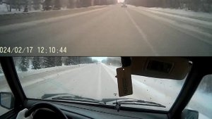 Красивый обгон, на турбовазе.