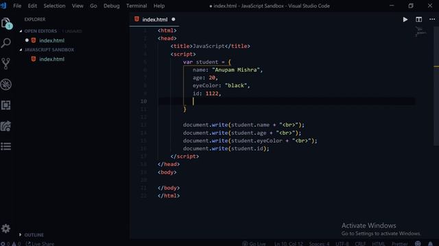 JavaScript Objects हिंदी में смотреть онлайн