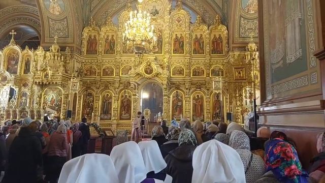 Свете тихий. Литургия Преждеосвященных Даров в день памяти Новомучеников и исповедников Егорьевских смотреть онлайн