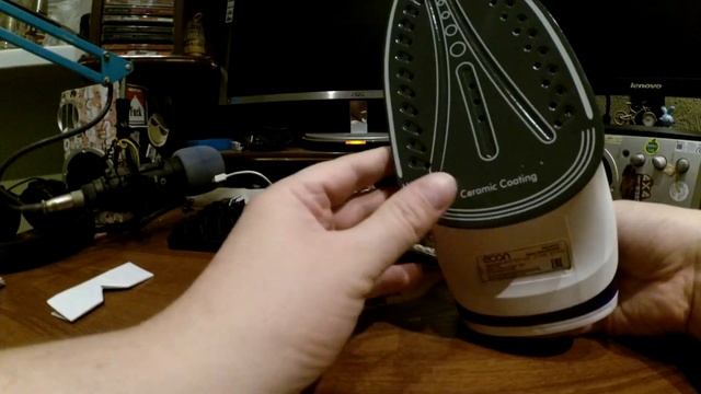 Утюг ECON ECO BI2201 фиолетовый, 2200 Вт, с паровым ударом, с керамической подошвой смотреть онлайн