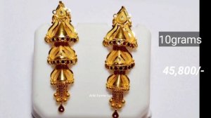 #goldearrings collection | jhumka designs