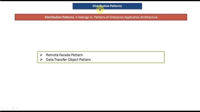 Distribution Patterns