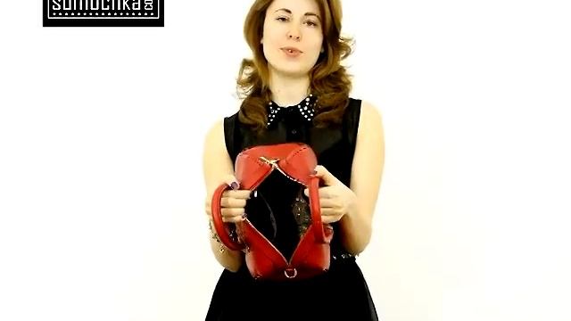 Сумка Alessandro Birutti 007 10-960 red смотреть онлайн