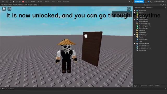 Basic door Kick test recreation (Model, and Animation Id in desc) смотреть онлайн