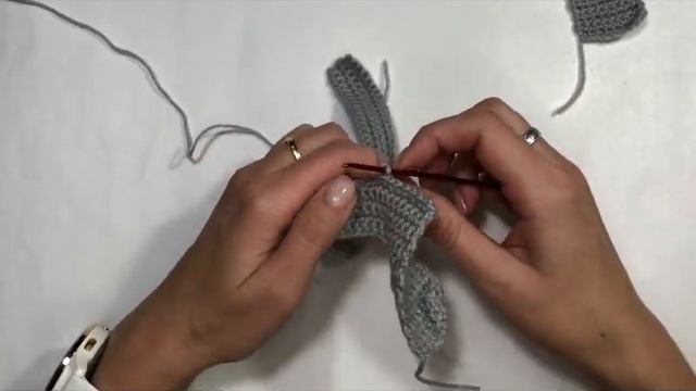 Вязаная крючком буква R английского алфавита. Вязаный алфавит крючком. Бесплатный МК. смотреть онлайн