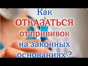 Как отказаться от прививки? Могут ли отстранить от работы?