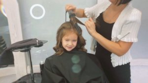 Испортили волосы ребёнку. Решили делать стрижку. Результат в конце??