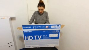 Распаковка телевизора Samsung UE32T4510AUXUA из магазина АЛЛО?