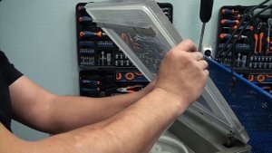 DEEP 2241 Замена уплотнителя крышки, установка клише