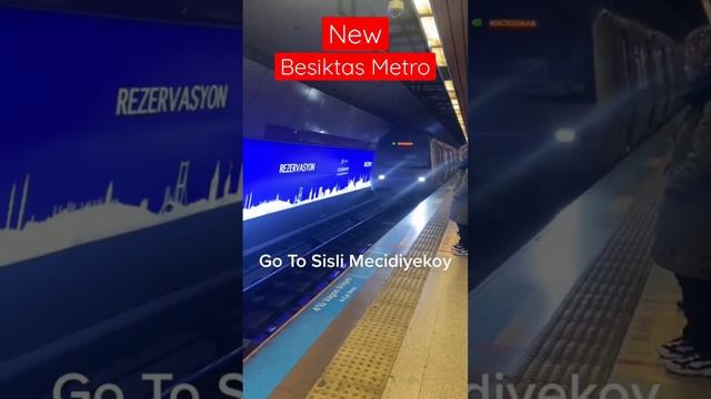 New Besiktas Metro ? #metro #taksim #travel #newmetroistanbul #metroistanbul #besiktas #metro