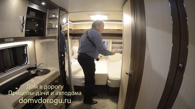 Дом на колесах с самой лучшей кухней и столом для приемов гостей. Hobby Prestige 620 CL смотреть онлайн