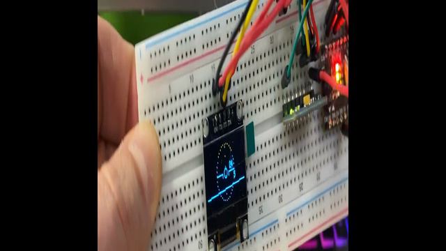 Первый пробный прототип авиагоризонта . #aviation #arduino  #avionics