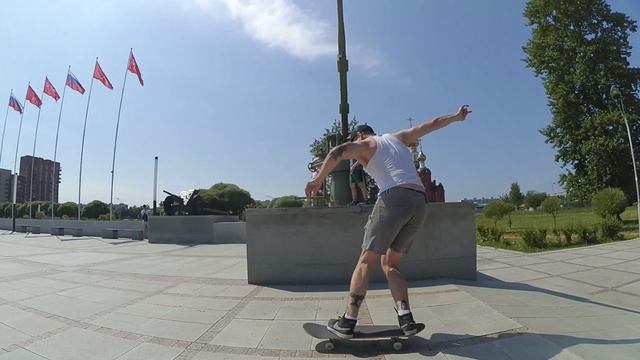 КАТАЮ НА НОВОЙ ДОСКЕ (ВЛОГ) #скейтборд смотреть онлайн