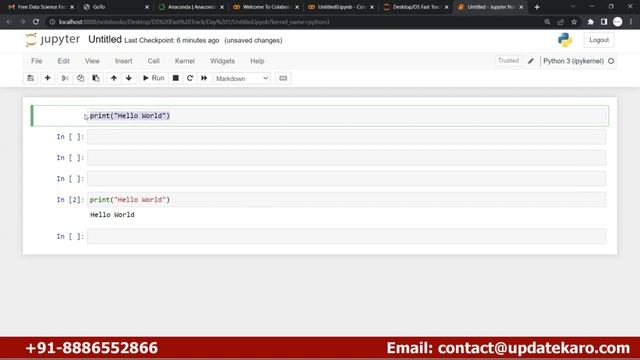 Introduction to Data Science and Python Training Videos 1 for Beginners  +91 8886552866