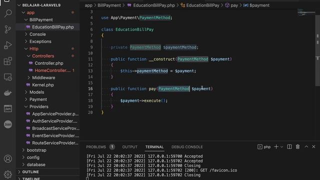 Laravel 9: Dependency Injection bind & singleton смотреть онлайн