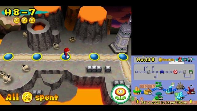 New Super Mario Bros.DS - All Volcano/Lava Levels смотреть онлайн