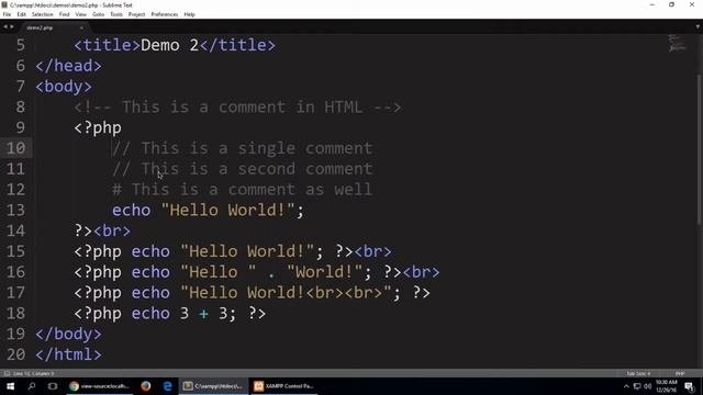 Adding Comments To Your PHP