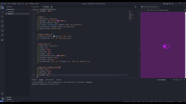 How to Create an On/Off Toggle Switch with HTML, CSS, and JavaScript смотреть онлайн