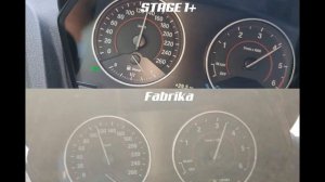 Bmw F20 2.0 d Stage 1   0-100 kmh 0-120 kmh Chip Tuning Speed