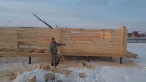 Дизайнерский дом за 1 минуту из бруса 9 на 9