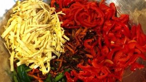 Китайский салат с фунчозой