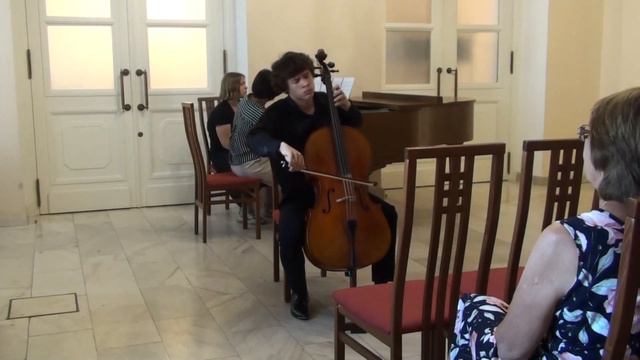 Ж Триклир Соната N1 для виолоечели до мажор. Яков Тагиров ЦМШ-АИИ Москва смотреть онлайн