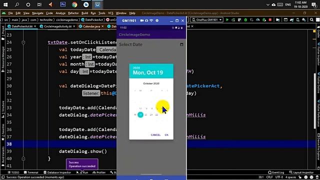 How to set minDate/maxDate | DatePickerDialog in Android | Kotlin | Hindi | Ashish Bendale смотреть онлайн