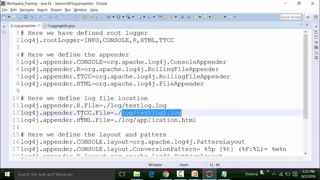 How To Create Logging Information In Java Class File || Online Java Classes Training By H2KInfosys